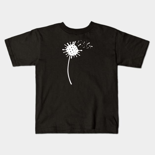 Covid 19 coronavirus dandelion Kids T-Shirt by Agras